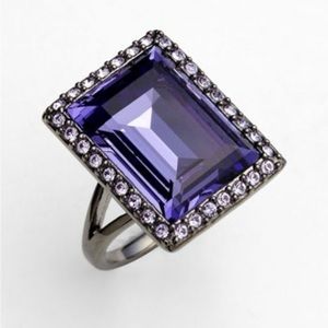 Givenchy “Rock Crystal” Cocktail Ring